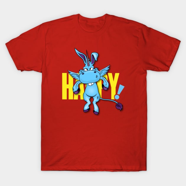 happy T-Shirt by Kiberly